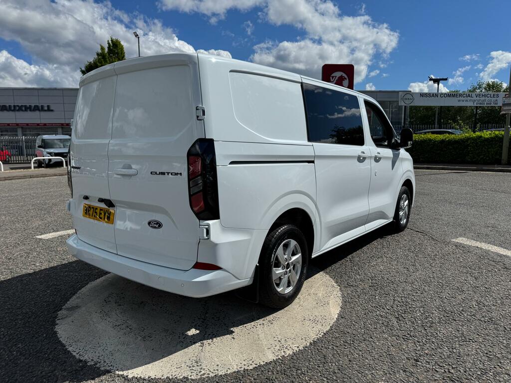 Ford Transit Custom 2.0 320 Ecoblue Limited Crew Van Double Cab Di White #4