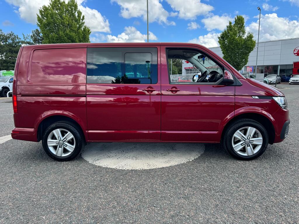 Volkswagen Transporter 2.0 Tdi T32 Highline Kombi Double Cab D Red #3