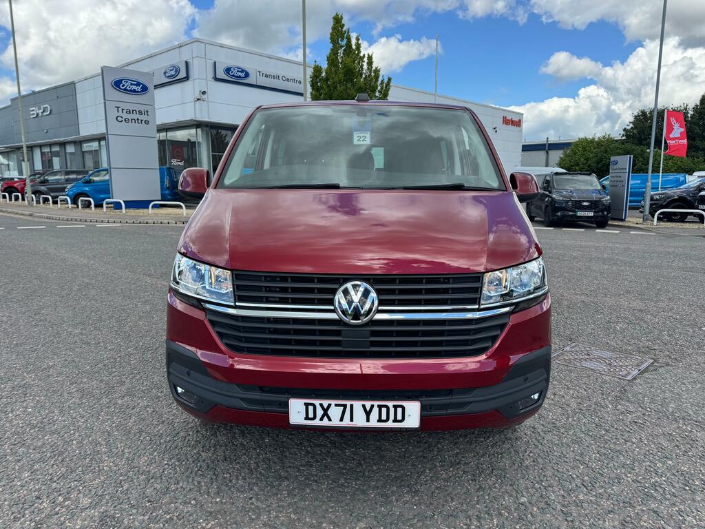 Volkswagen Transporter 2.0 Tdi T32 Highline Kombi Double Cab D Red #2