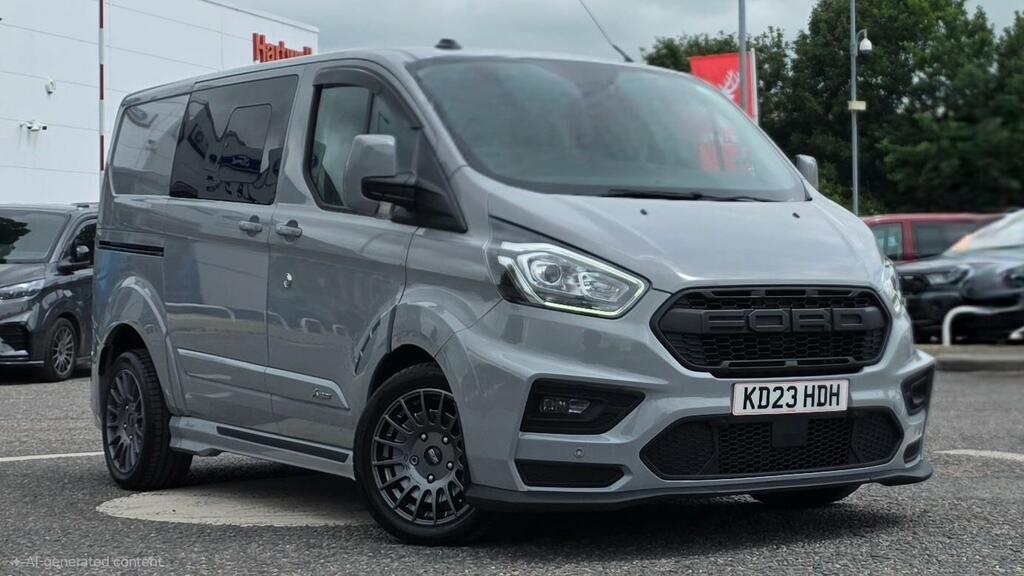Ford Transit Custom 320 L1 6 Seat Double Cab Ms-rt 2.0 Ecoblue 170Ps A KD23HDH Grey