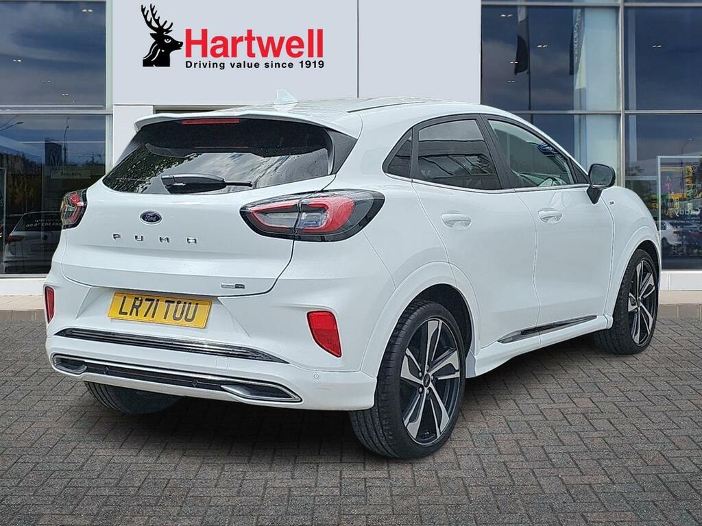 Ford Puma 1.0T Ecoboost Mhev St-line Vignale Suv White #3