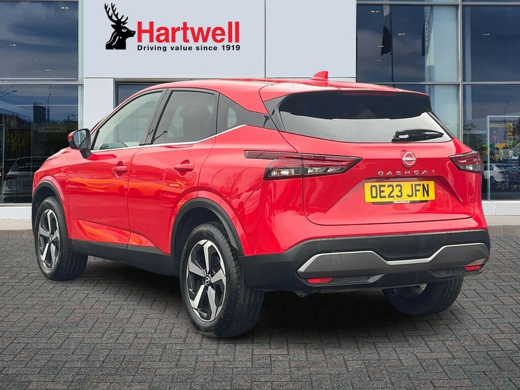 Nissan Qashqai 1.3 Dig-t Mhev N-connecta Suv Hybrid Ma OE23JFN Red #5