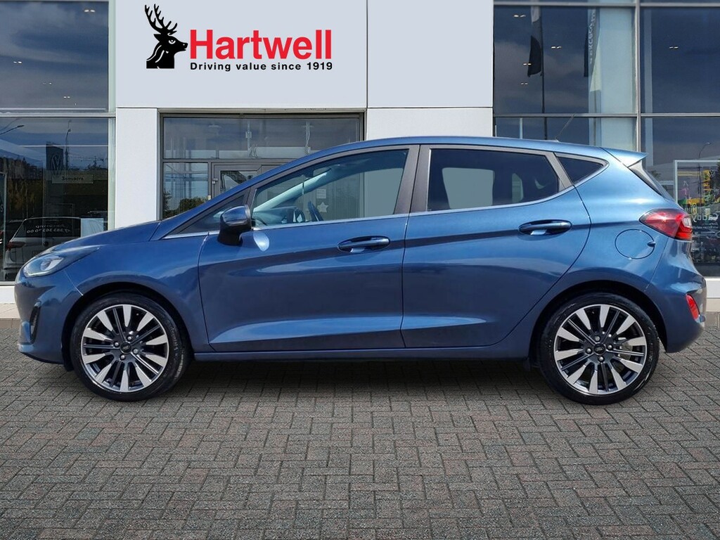Ford Fiesta 1.0T Ecoboost Mhev Titanium X Hatchback YM72XYC Blue #6