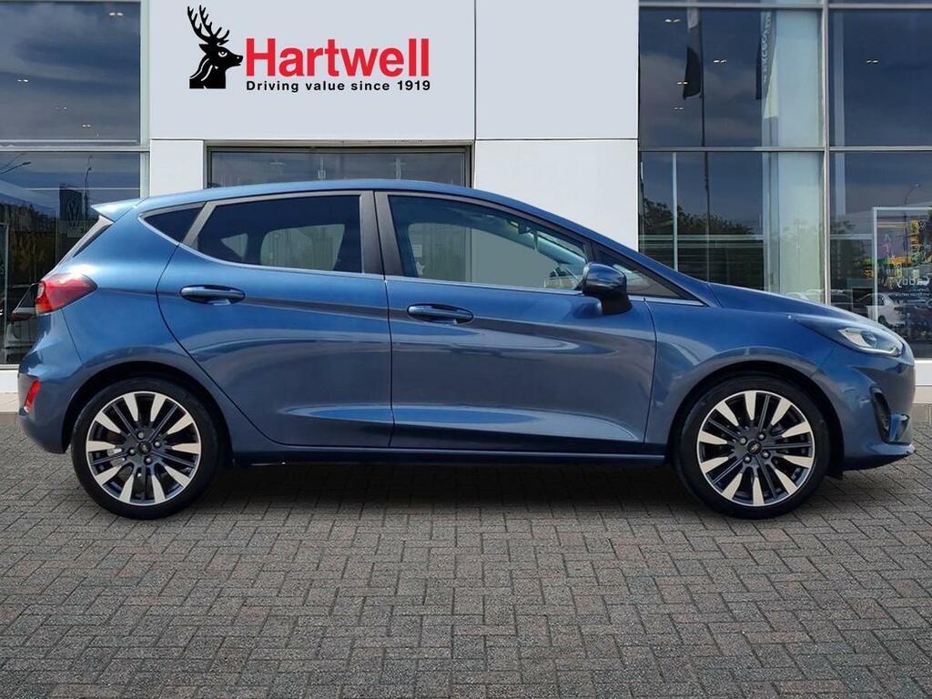 Ford Fiesta 1.0T Ecoboost Mhev Titanium X Hatchback YM72XYC Blue #2