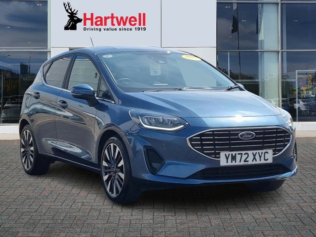 Ford Fiesta 1.0T Ecoboost Mhev Titanium X Hatchback Blue