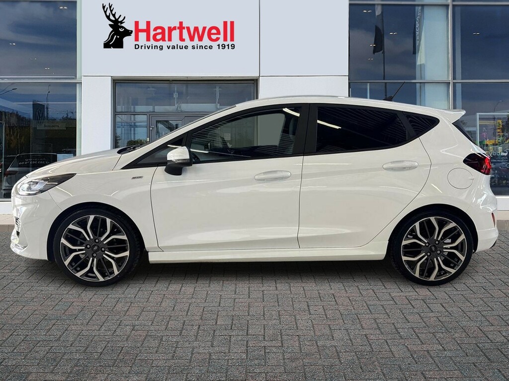 Ford Fiesta 1.0T Ecoboost Mhev St-line X Edition Hatchback LS73YKD White #6