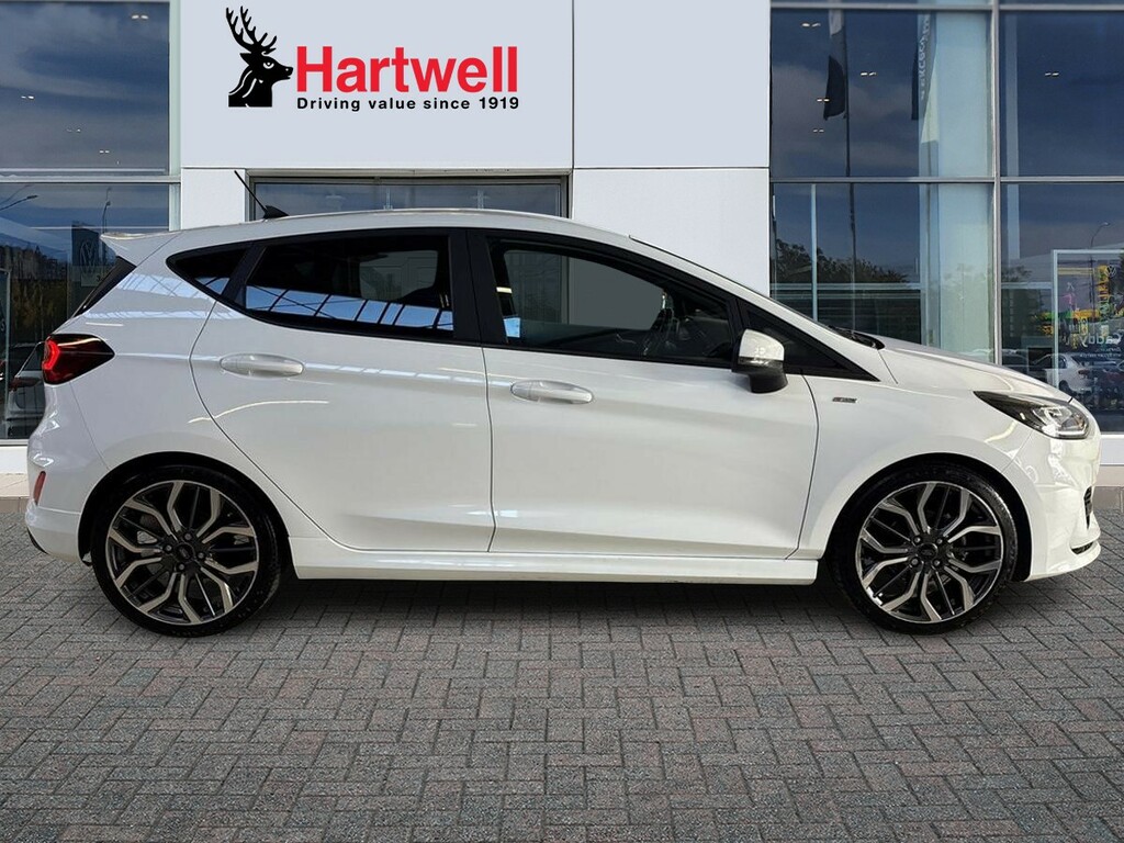 Ford Fiesta 1.0T Ecoboost Mhev St-line X Edition Hatchback LS73YKD White #2