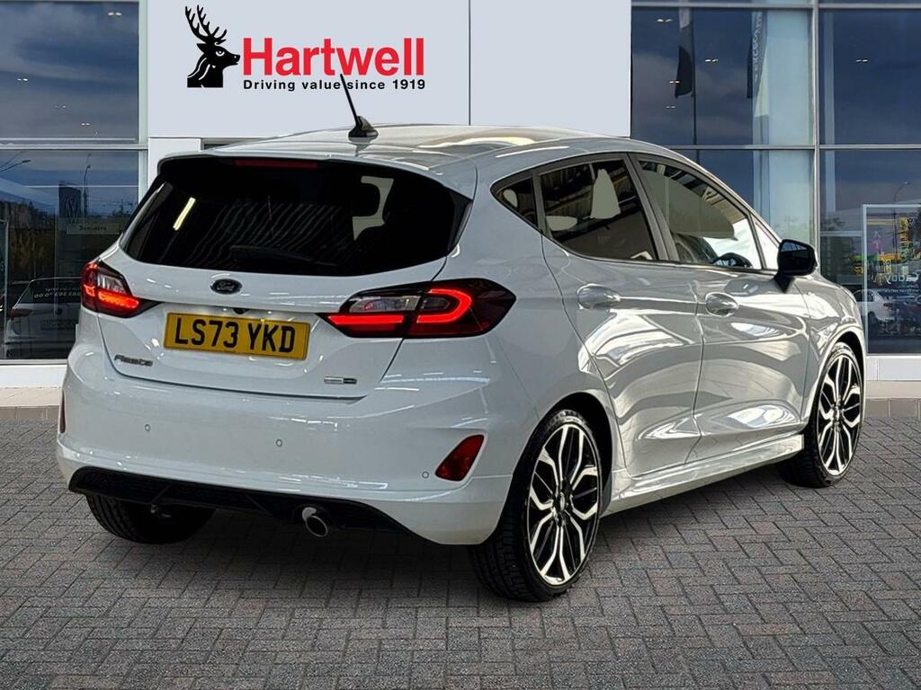 Ford Fiesta 1.0T Ecoboost Mhev St-line X Edition Hatchback LS73YKD White #3