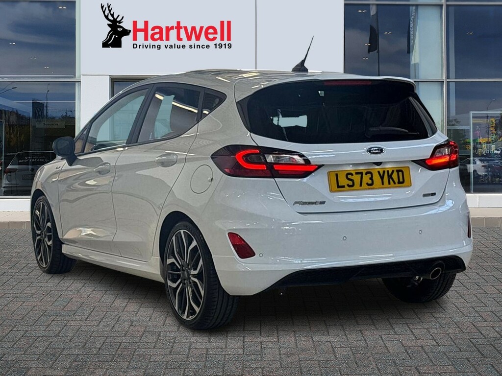 Ford Fiesta 1.0T Ecoboost Mhev St-line X Edition Hatchback LS73YKD White #5