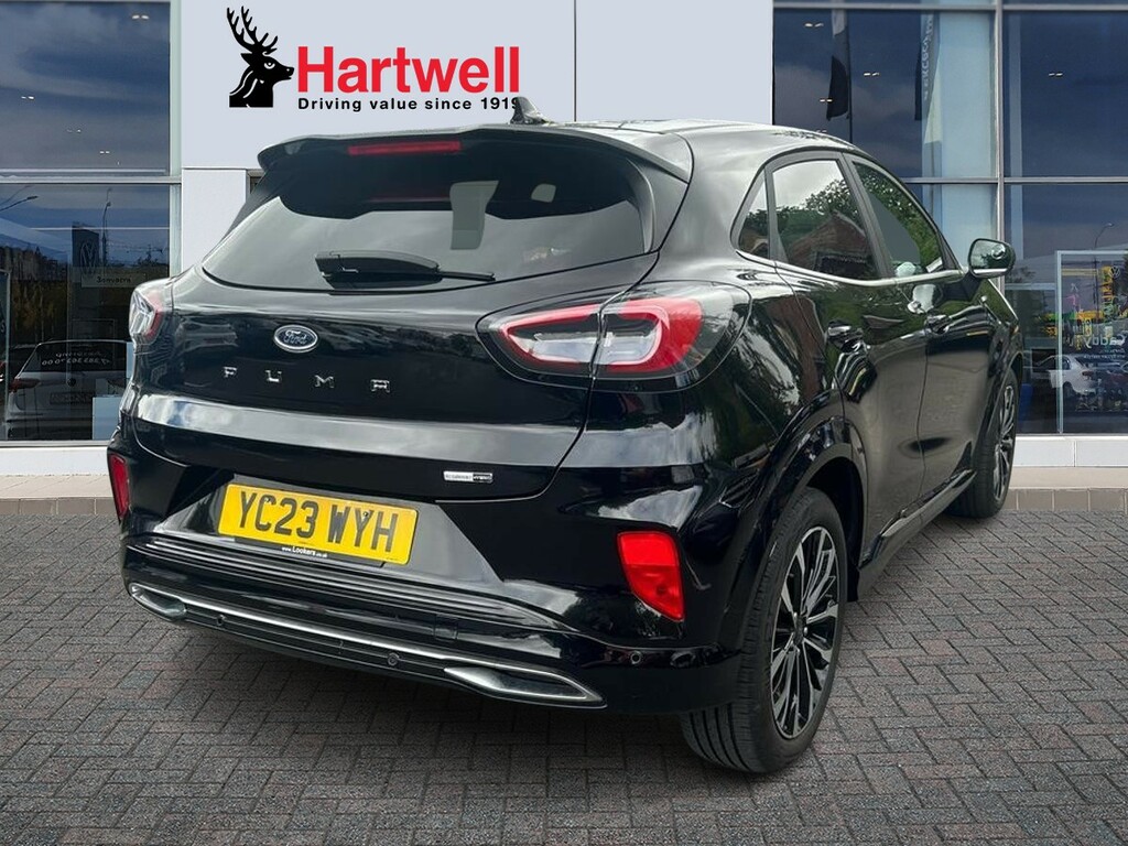 Ford Puma 1.0T Ecoboost Mhev St-line Vignale Suv Black #3