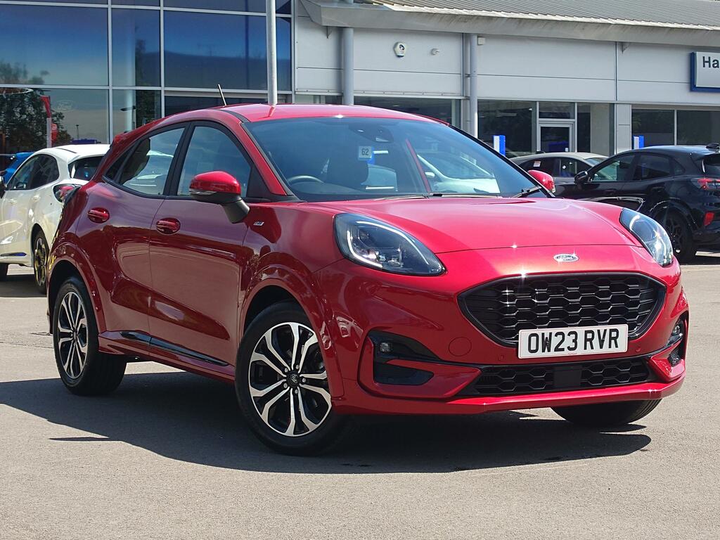 Ford Puma 1.0T Ecoboost Mhev St-line Suv Hybrid M Red