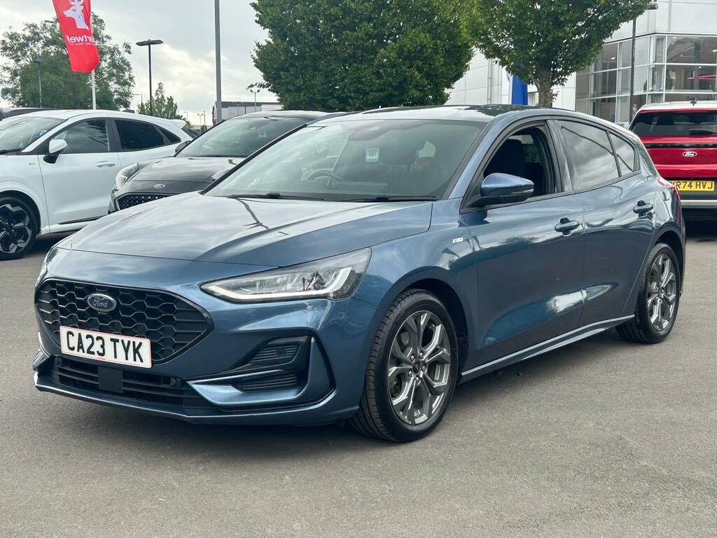 Ford Focus 1.0 Ecoboost Hybrid Mhev St-line CA23TYK Blue #3