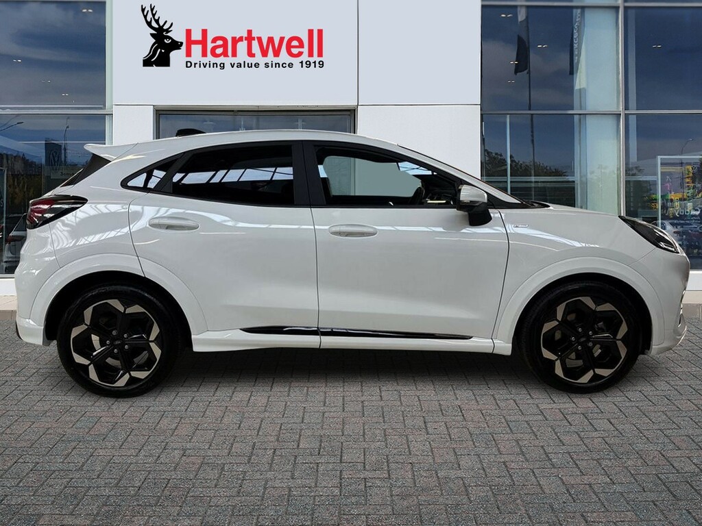 Ford Puma 1.0T Ecoboost Mhev St-line X Suv Hybrid KE74VLF Black #2