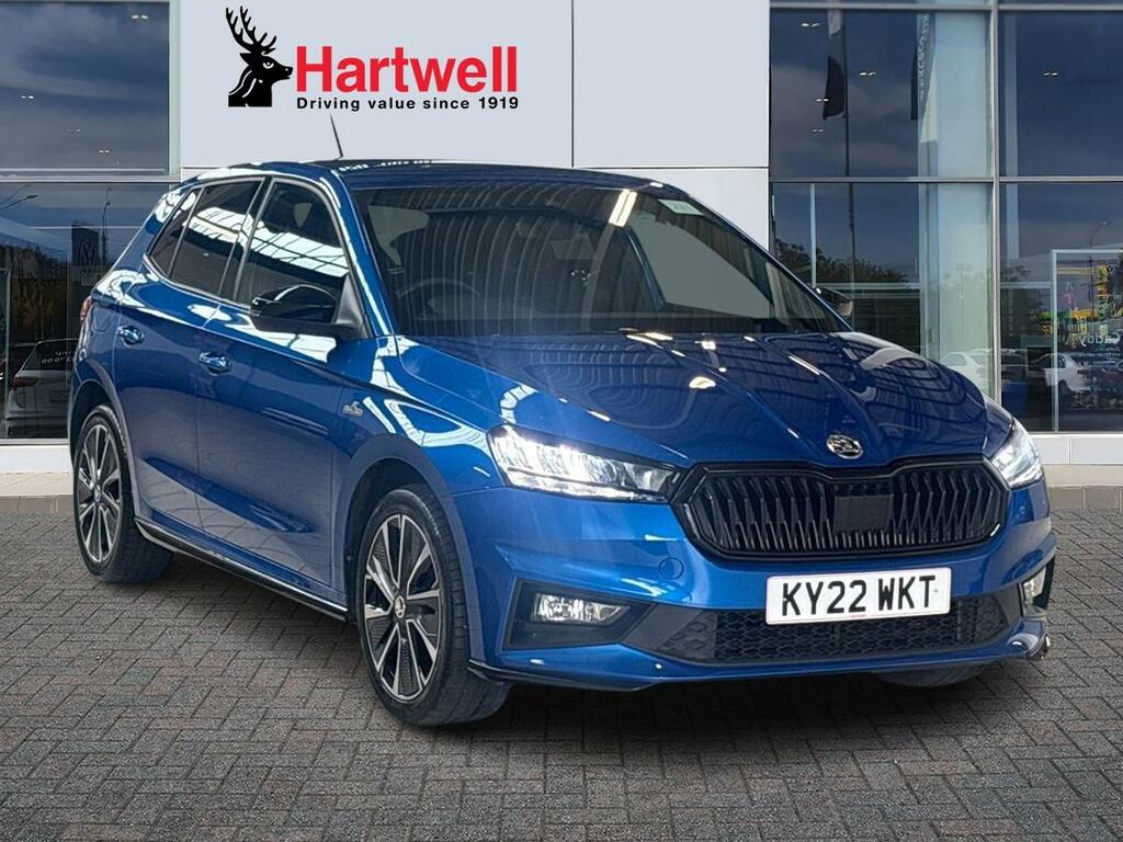 Skoda Fabia 1.0 Tsi Monte Carlo Hatchback Eu Blue