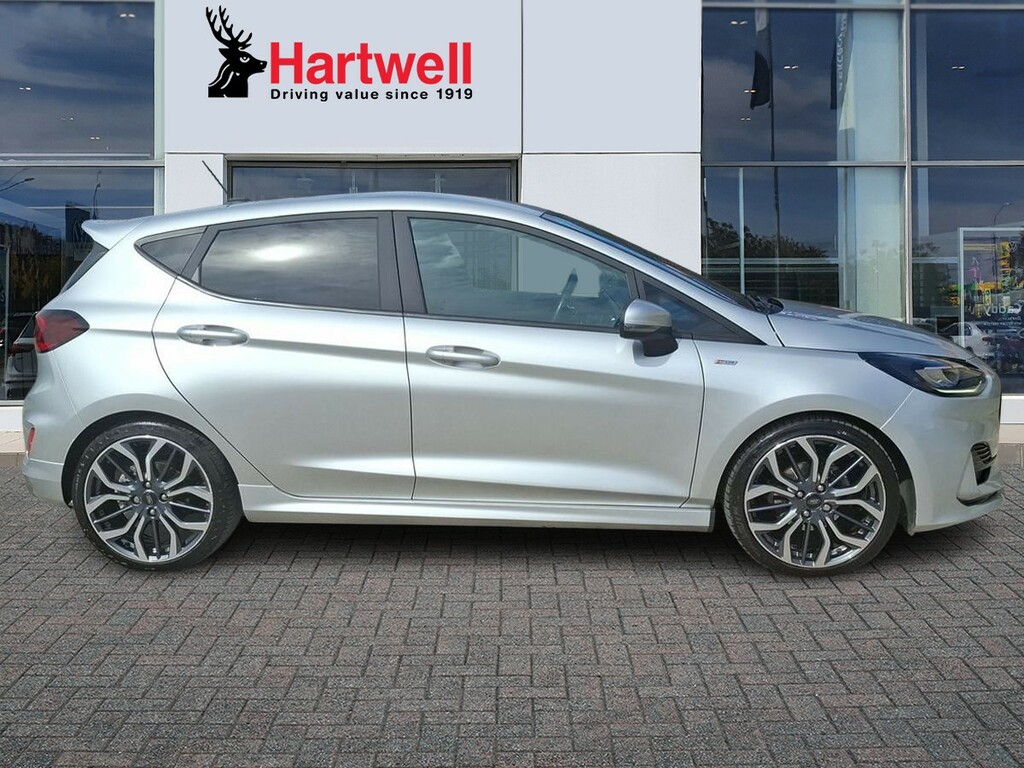 Ford Fiesta 1.0T Ecoboost Mhev St-line X Hatchback Silver #2