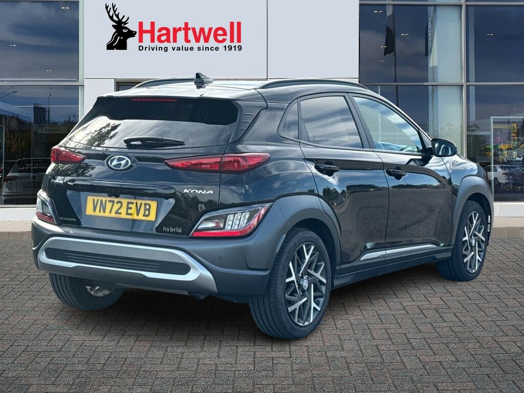 Hyundai Kona 1.6 Gdi Hybrid Ultimate Dct VN72EVB Black #3