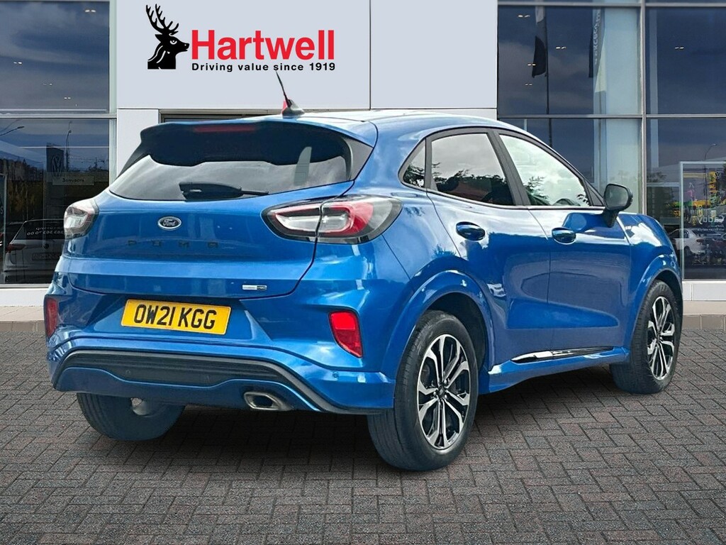 Ford Puma 1.0T Ecoboost Mhev St-line Design Suv M Blue #3