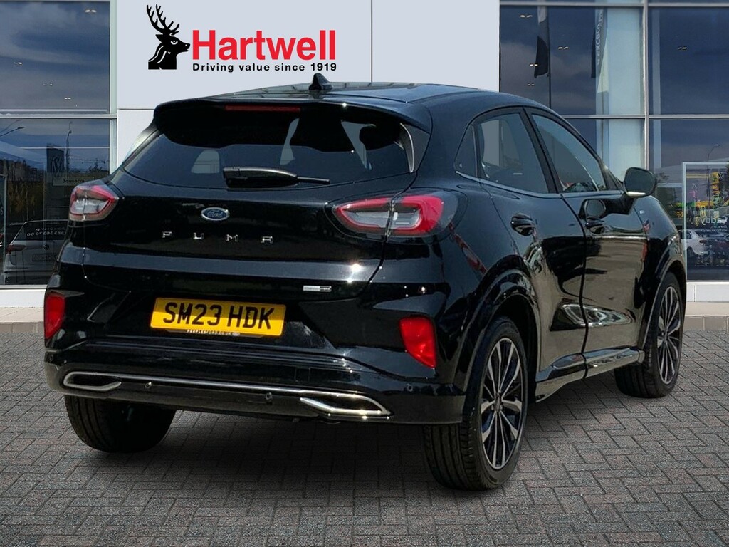 Ford Puma 1.0T Ecoboost Mhev St-line Vignale Suv SM23HDK Black #3