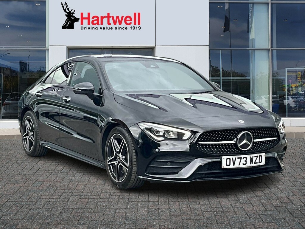 Mercedes-Benz CLA Class 1.3 Cla200h Mhev Amg Line Premium Coupe Petr Black