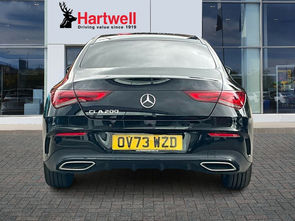 Mercedes-Benz CLA Class 1.3 Cla200h Mhev Amg Line Premium Coupe Petr Black #4