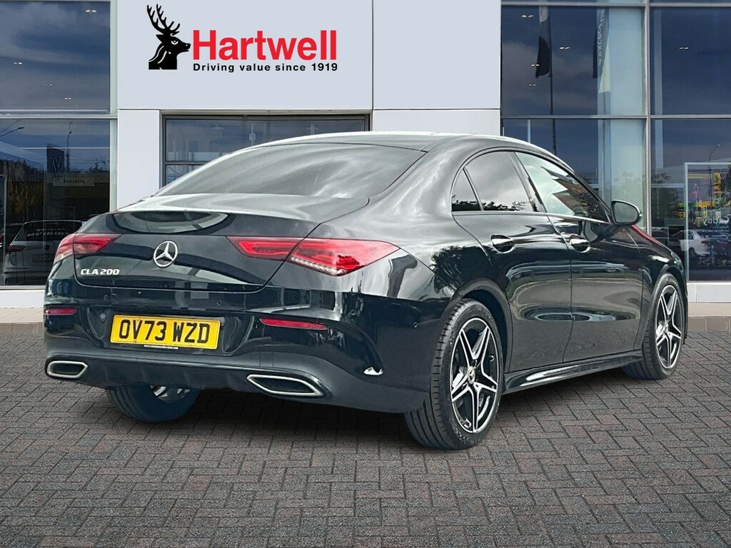 Mercedes-Benz CLA Class 1.3 Cla200h Mhev Amg Line Premium Coupe Petr Black #3
