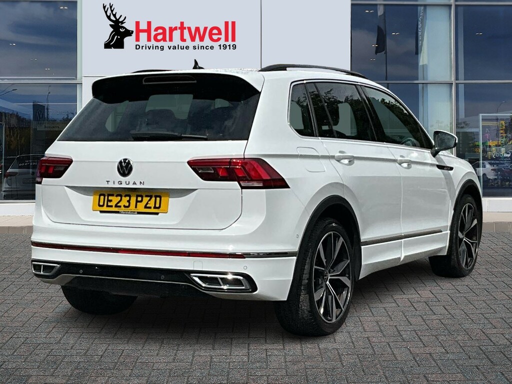 Volkswagen Tiguan 2.0 Tdi R-line Suv Dsg Euro 6 Ss 15 White #3