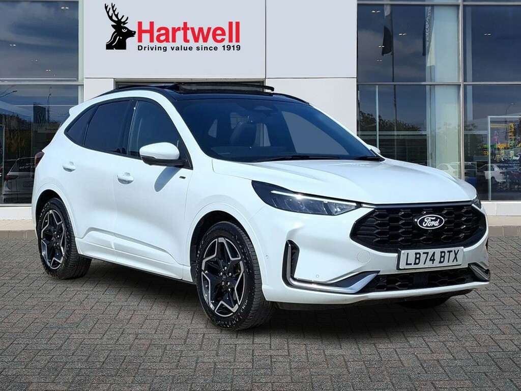Ford Kuga 2.5H Duratec St-line X Suv Hybrid Cvt E White