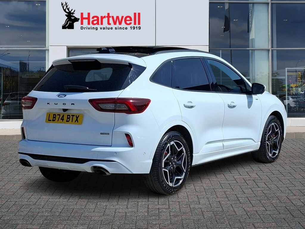 Ford Kuga 2.5H Duratec St-line X Suv Hybrid Cvt E White #3