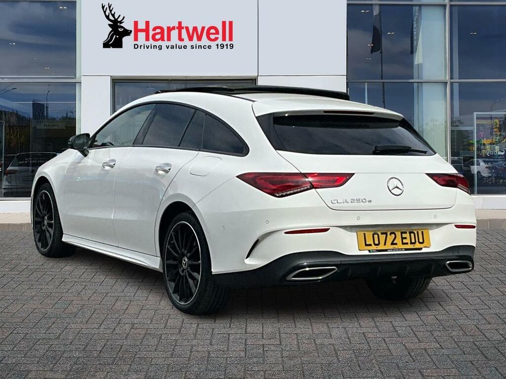 Mercedes-Benz CLA Class 1.3 Cla250e 15.6Kwh Amg Line Night Edition Premiu White #5