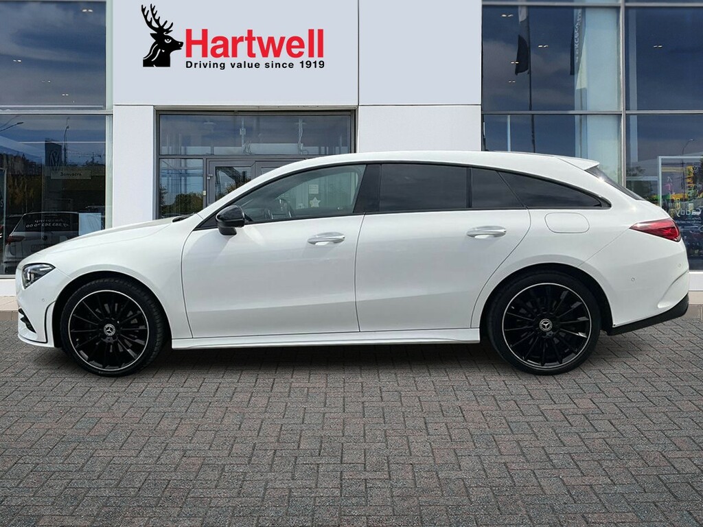 Mercedes-Benz CLA Class 1.3 Cla250e 15.6Kwh Amg Line Night Edition Premiu White #6