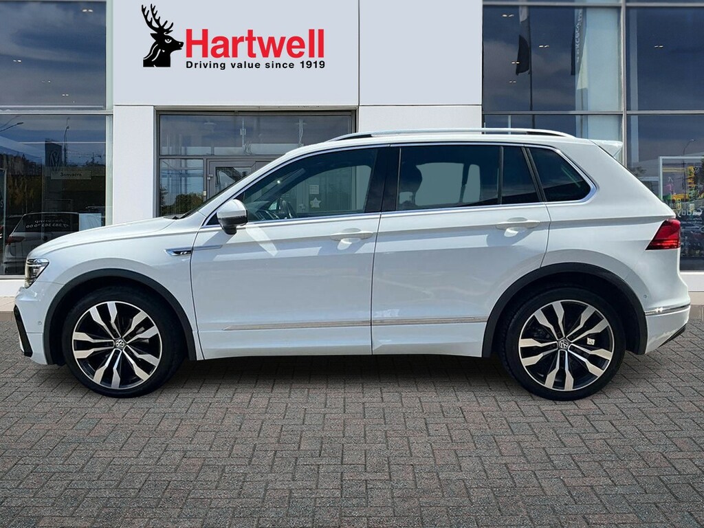 Volkswagen Tiguan 2.0 Tdi R-line Tech Suv Dsg Euro 6 Ss White #6