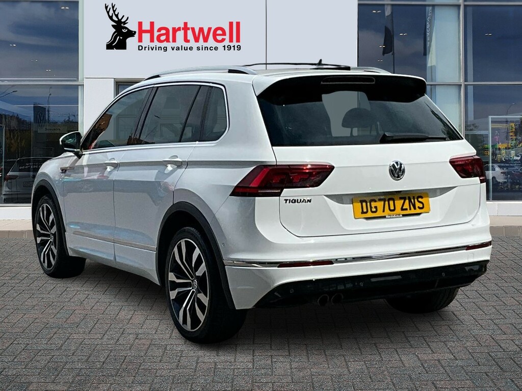 Volkswagen Tiguan 2.0 Tdi R-line Tech Suv Dsg Euro 6 Ss White #5
