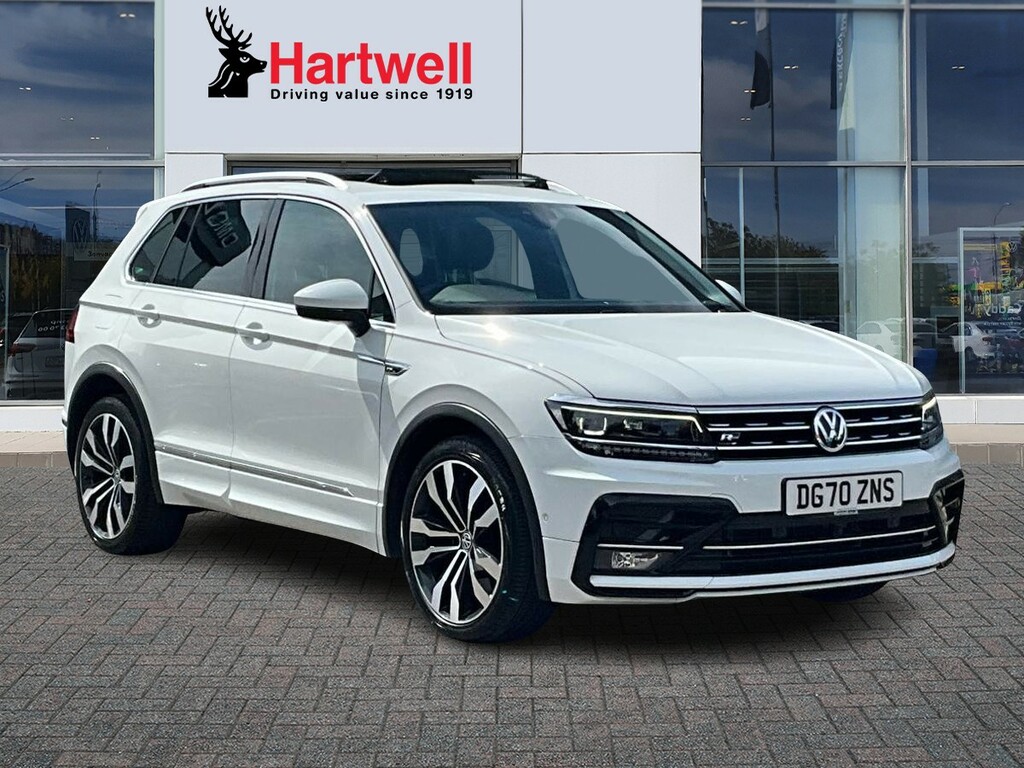 Volkswagen Tiguan 2.0 Tdi R-line Tech Suv Dsg Euro 6 Ss White