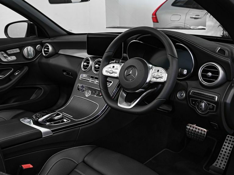 Mercedes-Benz C Class C300 Amg Line Night Ed Premium Plus 9G-tronic Black