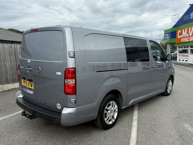Vauxhall Vivaro 2.0 Turbo D 3100 Sportive Crew Van Double Cab FP21OTW Grey #3