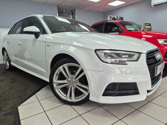 Audi A3 1.4 Tfsi Cod S Line Sportback Eu RV66UAM White #2