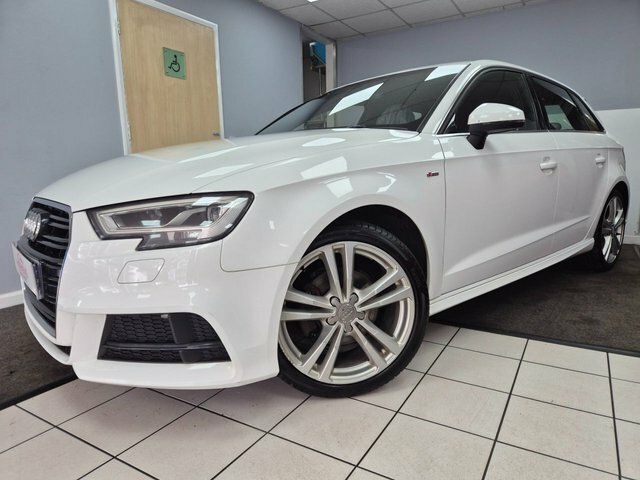 Audi A3 1.4 Tfsi Cod S Line Sportback Eu RV66UAM White #5