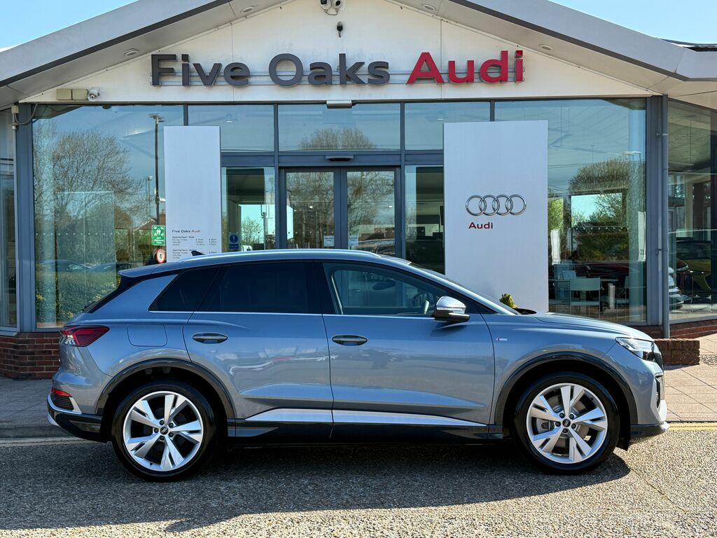 Audi Q4 E Tron S Line Blue #2