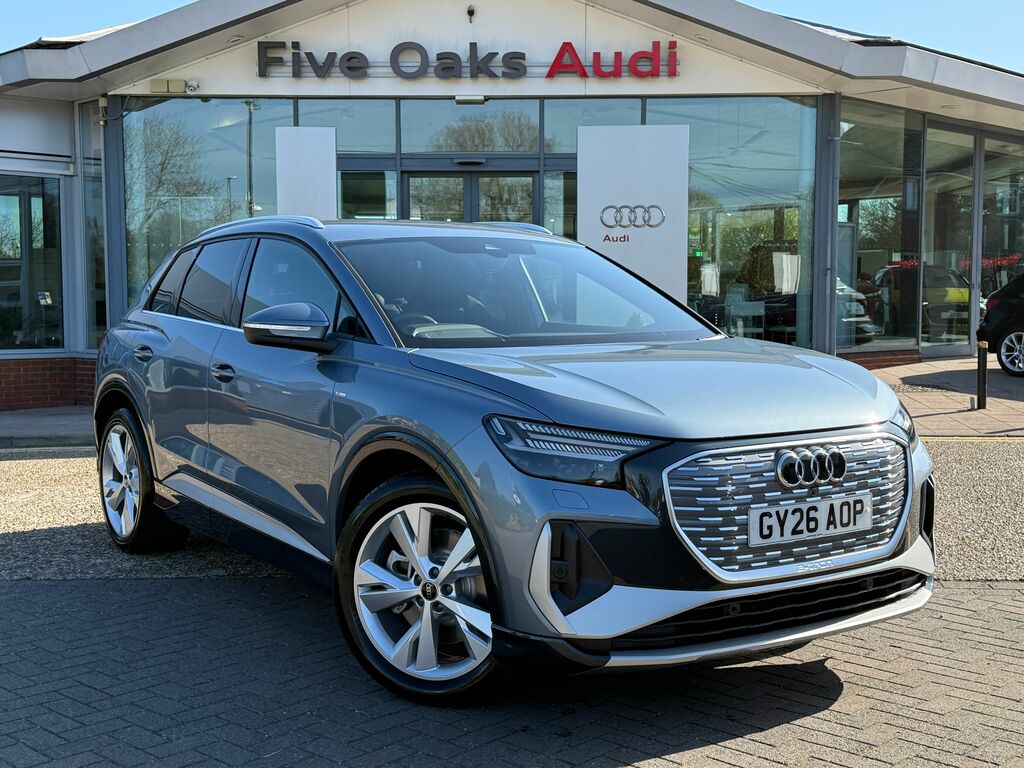 Audi Q4 E Tron S Line Blue