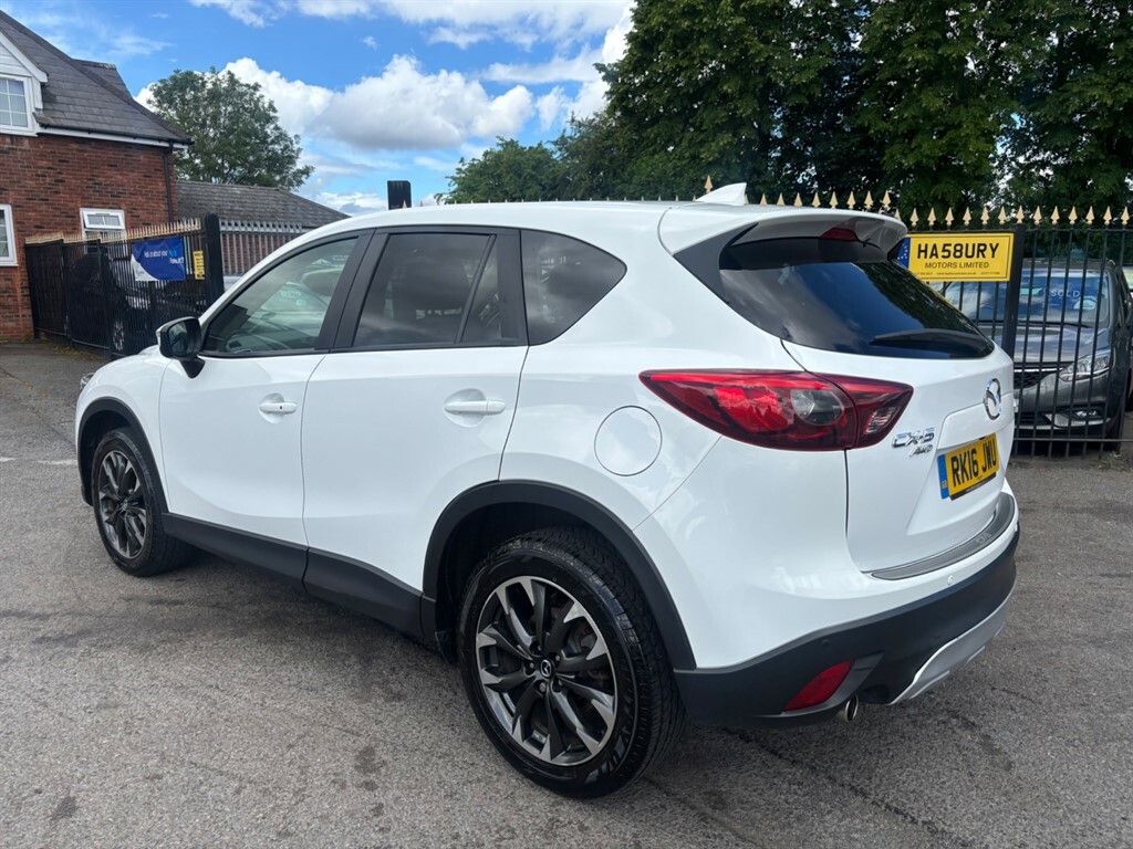 Mazda CX-5 2.2 Skyactiv-d Sport Nav Suv 4Wd RK16JWU White #6