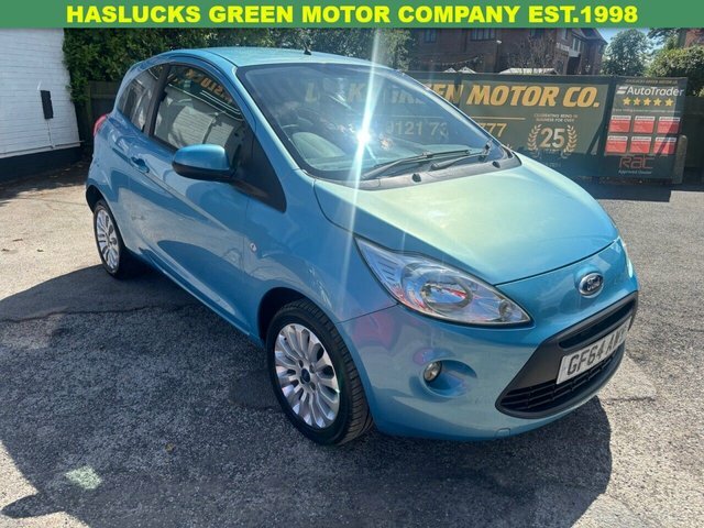 Ford KA 1.2 Zetec Hatchback Euro 5 S S Blue