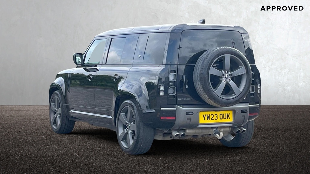 Land Rover Defender 110 P525 V8 Santorini Black YW23OUK Black #2