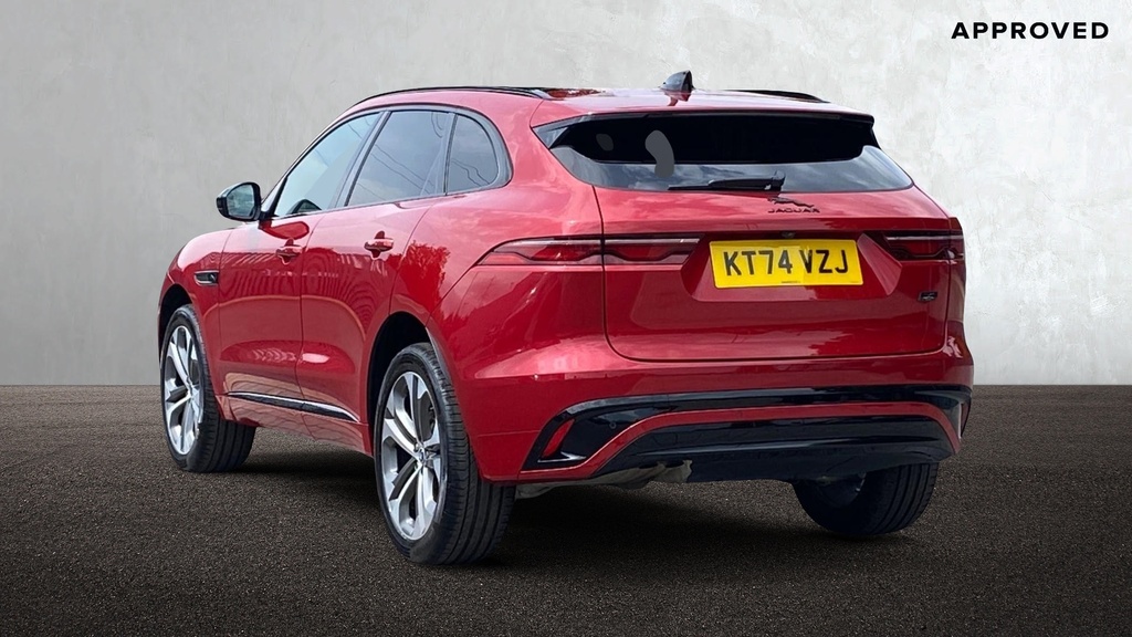 Jaguar F-Pace D200 R-dynamic Hse Black 90Th Anniversary Edition Red #2