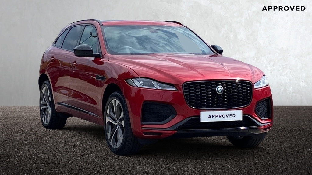 Jaguar F-Pace D200 R-dynamic Hse Black 90Th Anniversary Edition Red