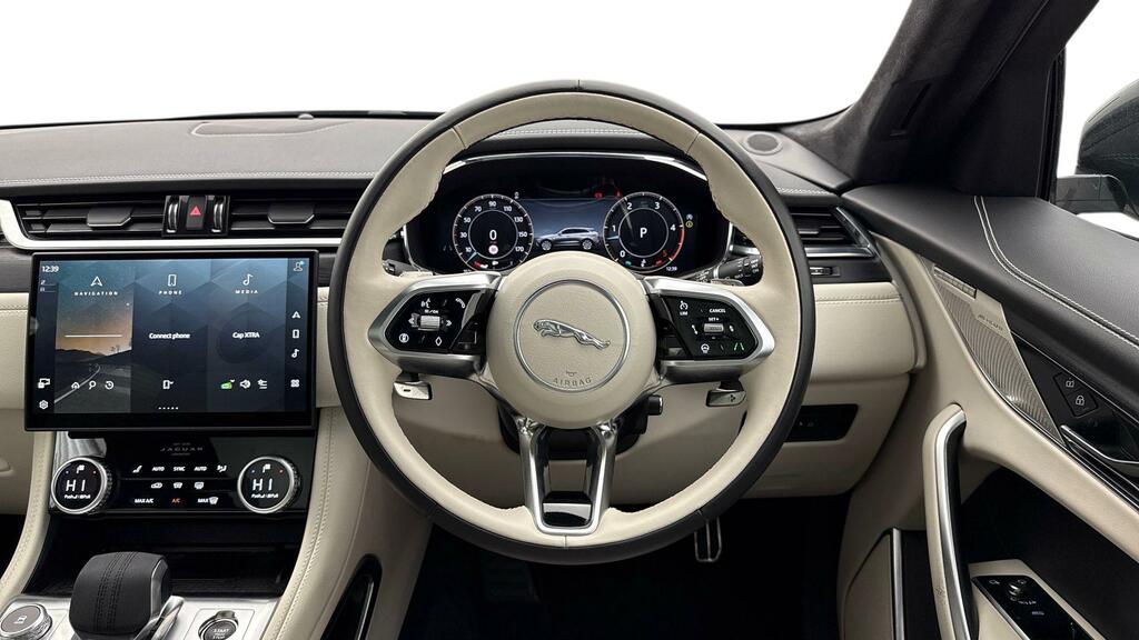 Jaguar F-Pace 2.0 P400e 19.3Kwh R-dynamic Se Black Suv Petro White #15
