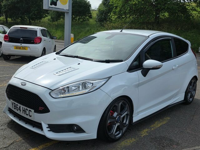 Ford Fiesta Ecoboost St-3 Hatchback YB64HCC White #6
