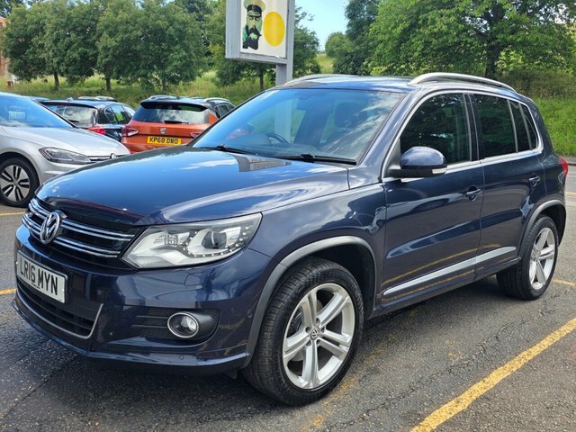 Volkswagen Tiguan Tdi Bluemotion Tech R-line Blue #6