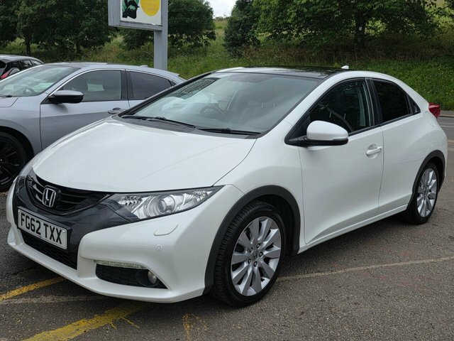 Honda Civic I-vtec Ex Gt Hatchback White #6
