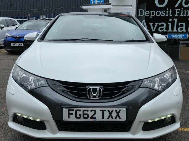 Honda Civic I-vtec Ex Gt Hatchback White #5