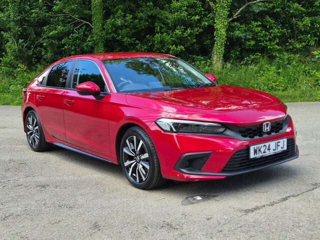 Honda Civic 2024 2.0 H I-mmd Elegance Hatchback Hyb WK24JFJ Red